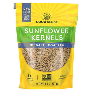Good Sense, Sunflower Kernels, No Salt, Roasted, 8 oz (227 g)