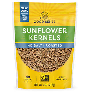 Good Sense, Sunflower Kernels, Sonnenblumenkerne, ohne Salz, geröstet, 227 g (8 oz.)