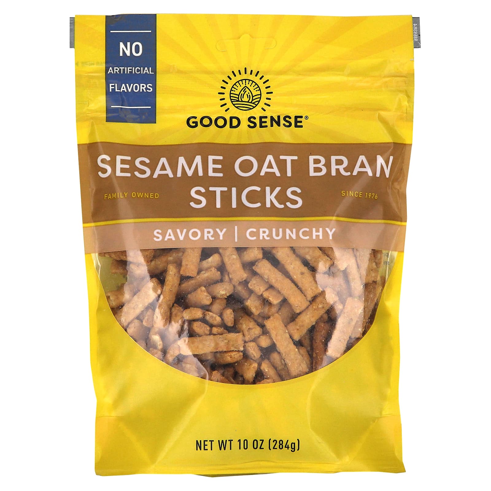 Good Sense, Sesame Oat Bran Sticks, Savory, Crunchy, 10 oz (284 g)