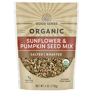 Good Sense, Organic Sunflower & Pumpkin Seed Mix, Salted, Roasted, 6 oz (170 g)