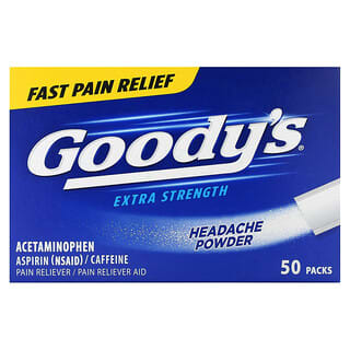 Goody's, 特強型頭部疼痛緩解粉劑，50 包