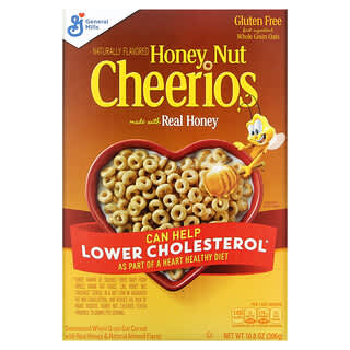 General Mills, Cheerios с орехами и медом, 10,8 унции (306 г)  