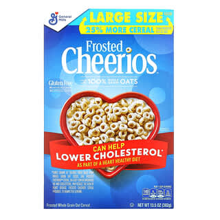General Mills, Frosted Cheerios, без глютена, 382 г (13,5 унции)