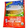 Emerald Cove, Organic Pacific Sushi Nori, 10 Sheets, .9 oz (25 g)