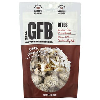 The GFB, 글루텐 무첨가 바이트, 다크 초콜릿 코코넛, 113g(4.0oz)
