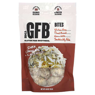 The GFB, 無谷蛋白零食，黑巧克力椰子，4.0 盎司（113 克）