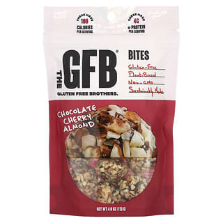 The GFB, Bouchées sans gluten, Chocolat cerise et amande, 113 g