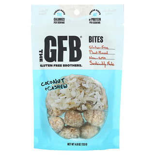 The GFB, Bocadillos sin gluten, Coco y castañas de cajú`` 113 g (4 oz)