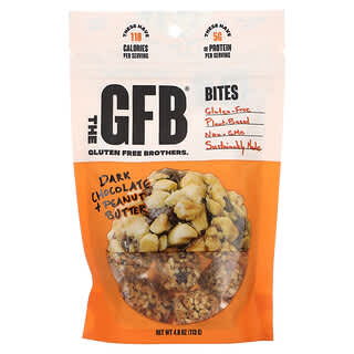 The GFB, Gluten Free Bites, Dark Chocolate + Peanut Butter, 4 oz (113 g)