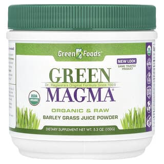 Green Foods, Green Magma®, порошок сока из травы ячменя, 150 г (5,3 унции)