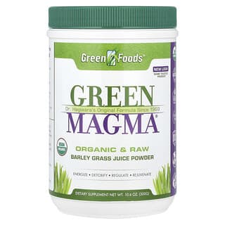 غرين فودز‏, مكمل Green Magma، عصارة عشب الشعير، 10.6 أونصة (300 جم)