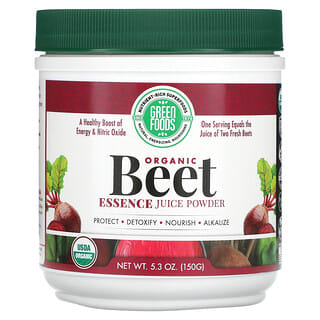 Green Foods‏, Organic Beet Essence Juice Powder, 5.3 oz (150 g)