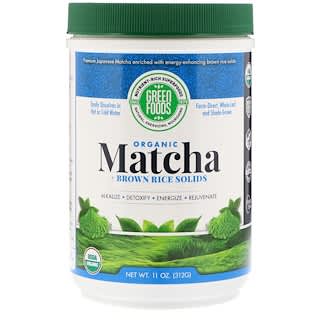 Green Foods, Mezcla energética de té verde matcha de calidad ceremonial, 312 g (11 oz)