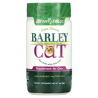 Green Foods, Barley Cat, Barely Grass Juice Powder, 3 oz (85 g)