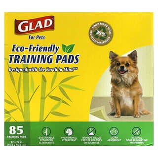 Glad for Pets, Eco-Friendly Training Pads For Pets, 85 Training Pads