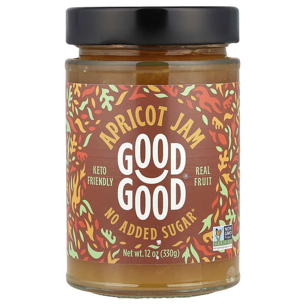 GOOD GOOD, 살구 잼, 330g(12oz)