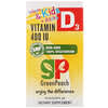 Витамин D3 для детей и взрослых, 400 МЕ, 10 мл (0,34 жидкой унции)