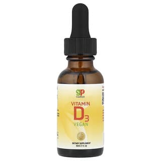 GreenPeach, Vitamina D3 Vegana, 40 mcg (1.600 UI), 30 ml (1 fl oz)