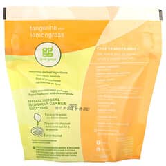 Grab Green, Renovador & Limpador de Triturador de Pia, Tangerina com Capim-Limão, 12 Pods, 5.9 oz (168 g)