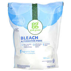 Grab Green, 표백제 대체 포드, 무향, 60 개입, 2 파운드 4 온스 (1080 g)