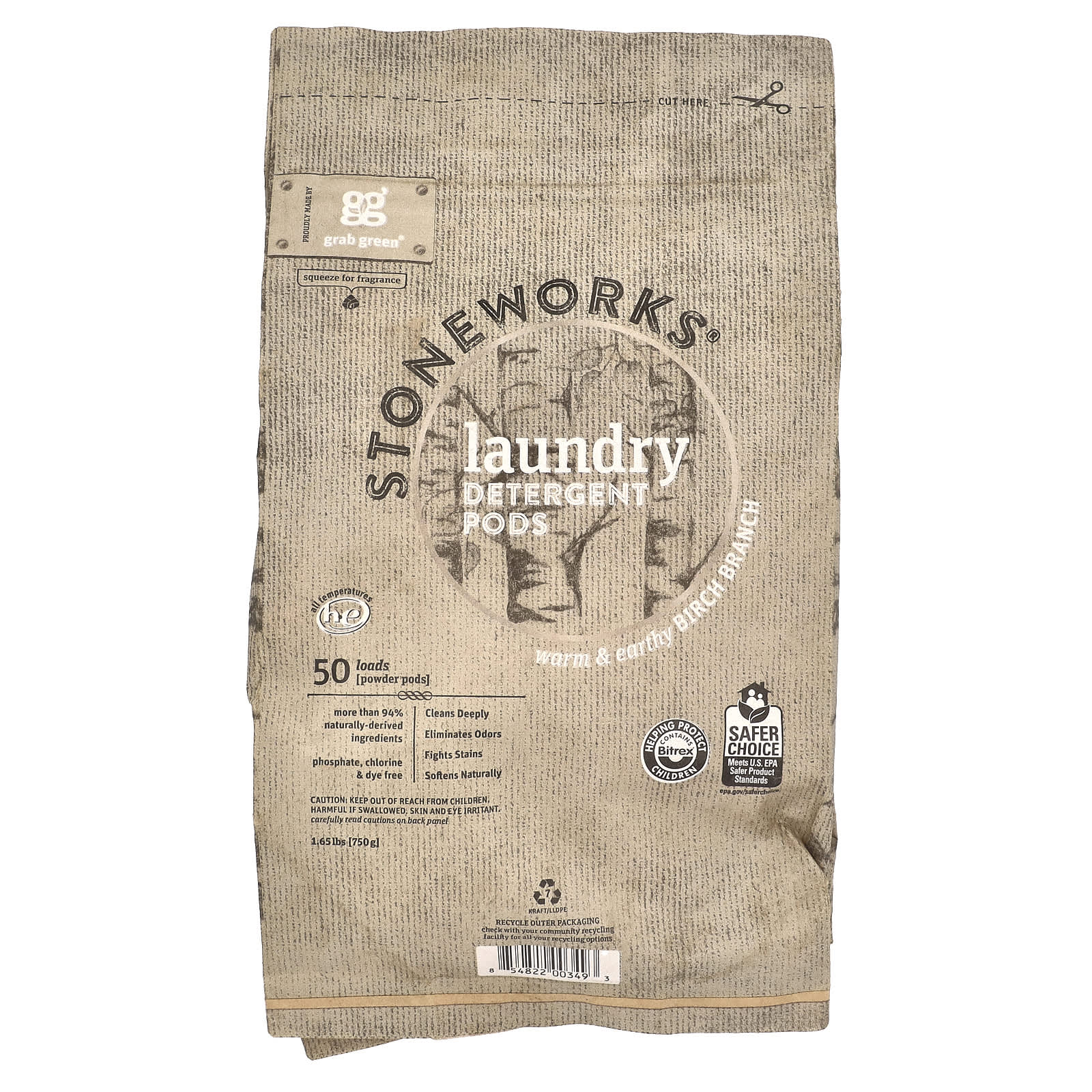 Stoneworks®(ストーンワークス)、洗濯用粉末洗剤ポッド Stoneworks®(ストーンワークス)、洗濯用粉末洗剤ポッド