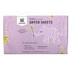 Dryer Sheets, Baby, 5+ Months, Dreamy Rosewood with Essential Oils, 80 Compostable Sheets
