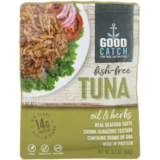 Good Catch, Fish-Free Tuna, Oil & Herbs, 3.3 oz (94 g)
