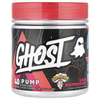 Ghost, Pump, Warheads, кислый арбуз, 350 г (12,3 унции)