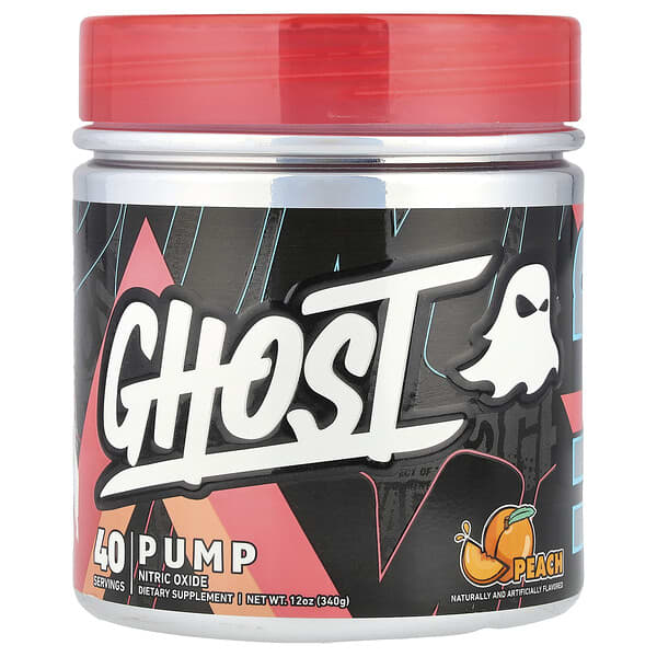 Ghost, 泵感，蜜桃味，12 盎司（340 克）