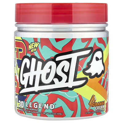 Ghost, Legend® Pre-Workout Formula, Orange Cream, 23.3 oz (660 g)
