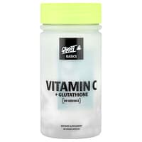 Basics, Vitamin C + Glutathione, 60 Veggie Capsules