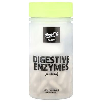 Ghost, Basics, Digestive Enzymes, 90 Vegetarian Capsules