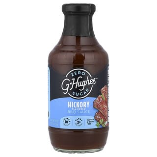 G Hughes, Sugar Free BBQ Sauce, Hickory, 18 oz (510 g)