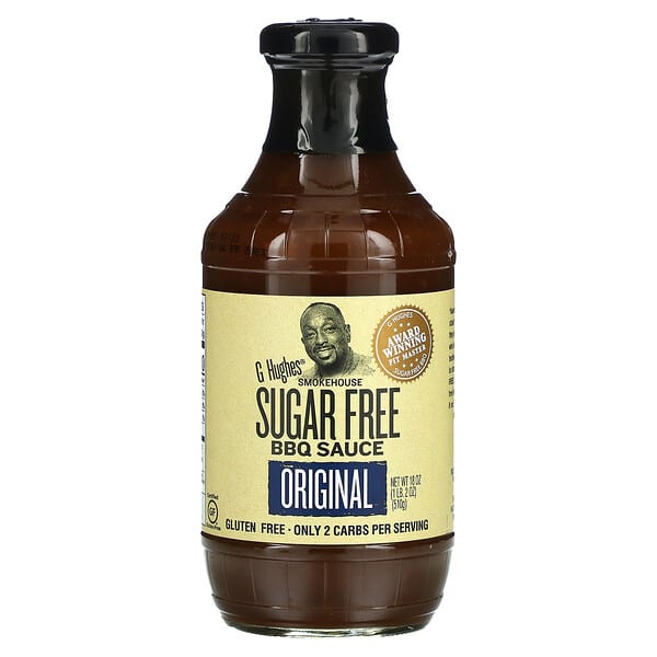 G Hughes, Sugar Free BBQ Sauce, Original, 510 g (18 oz.)