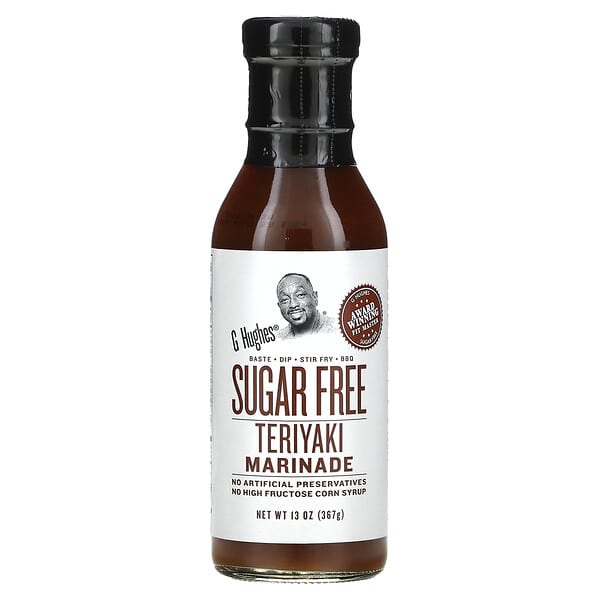 G Hughes, Sugar Free Teriyaki Marinade, 13 oz (367 g)