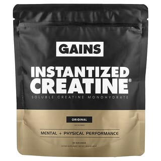 GAINS, Instantized Creatine®, Soluble Creatine Monohydrate, Original, Unflavored, 5.29 oz (150 g)