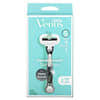 Venus, Maquinilla de afeitar y cartuchos Deluxe Smooth Sensitive, 1 maquinilla de afeitar y 2 cartuchos
