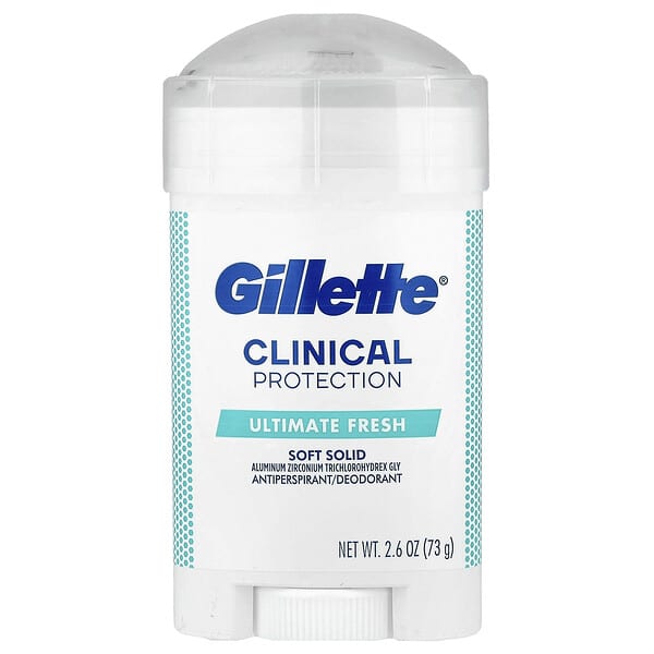 Gillette, Soft Solid Deodorant, Ultimate Fresh, 2.6 oz (73 g)
