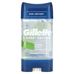 Gillette, Clear + Dri-Tech, Antitranspirant und Deodorant, Power Rush, 107 g (3,8 oz.)
