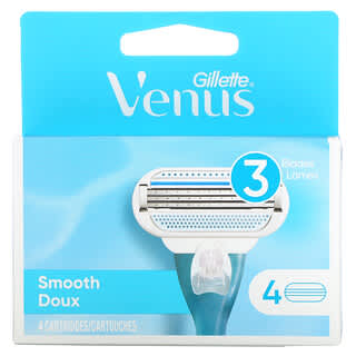 Gillette, Venus, Smooth, 4 Cartridges