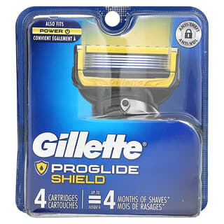Gillette, ProGlide Shield, Razor Blades Refill, 4 Cartridges