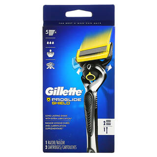Gillette, ProGlide Shield, 1 Razor, 2 Razor Blade Cartridges