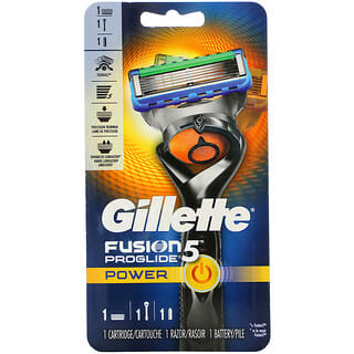 Gillette, Afeitadora Fusion5 Proglide Power, 1 afeitadora, 1 cartucho y 1 batería