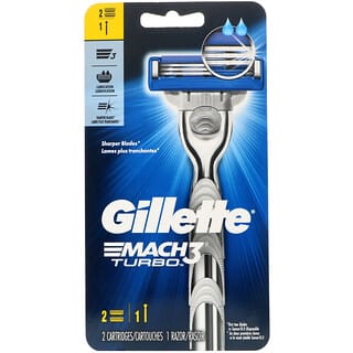 Gillette, Mach3 Turbo, 1 Razor + 2 Cartridges