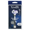 Venus, Deluxe Smooth Platinum, 1 maquinilla de afeitar, 2 cartuchos