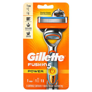 Gillette, Fusion5, Power Razor, 1 Cartridge, 1 Razor, 1 Battery