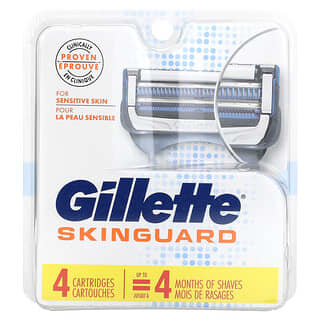 Gillette, Skinguard for Sensitive Skin, 4 Cartridges