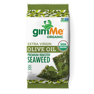 gimMe, Algas marinas tostadas prémium, Aceite de oliva extra virgen, 10 g (0,35 oz)
