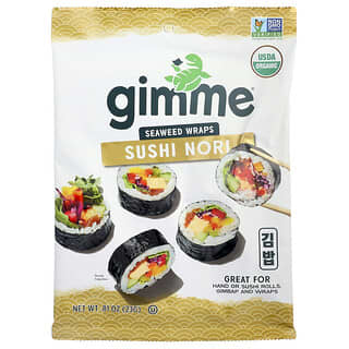 gimMe, Sushi Nori, Algas tostadas, 23 g (0,81 oz)