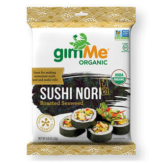 gimMe, Sushi Nori, жареные водоросли, 23 г (0,81 унции)